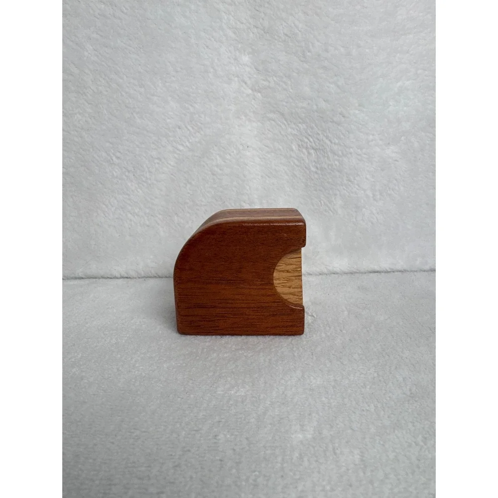 Vintage Secret Puzzle Trinket Box Unisex OS Brown Excellent